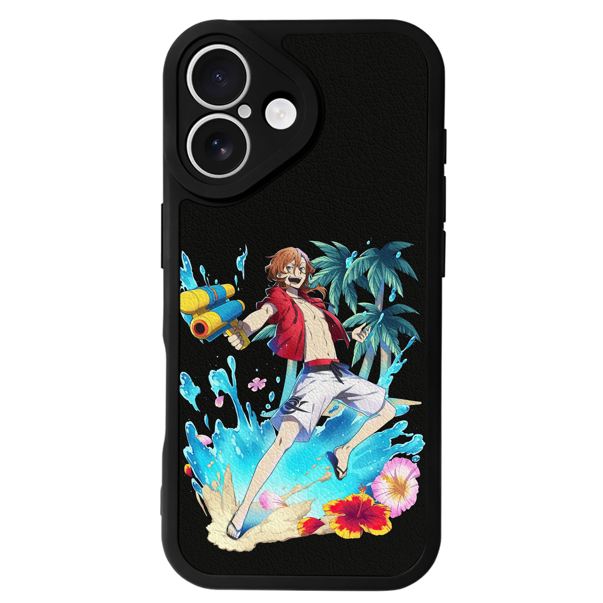 （画像用） 文豪ストレイドッグス Bungo Stray Dogs 【iPhone 16シリーズ対応】シリコンスマホケース（レザー調） 材質：シリコン